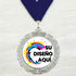 Medalla de Metal Personalizada de 2.5" con Cinta MDL752